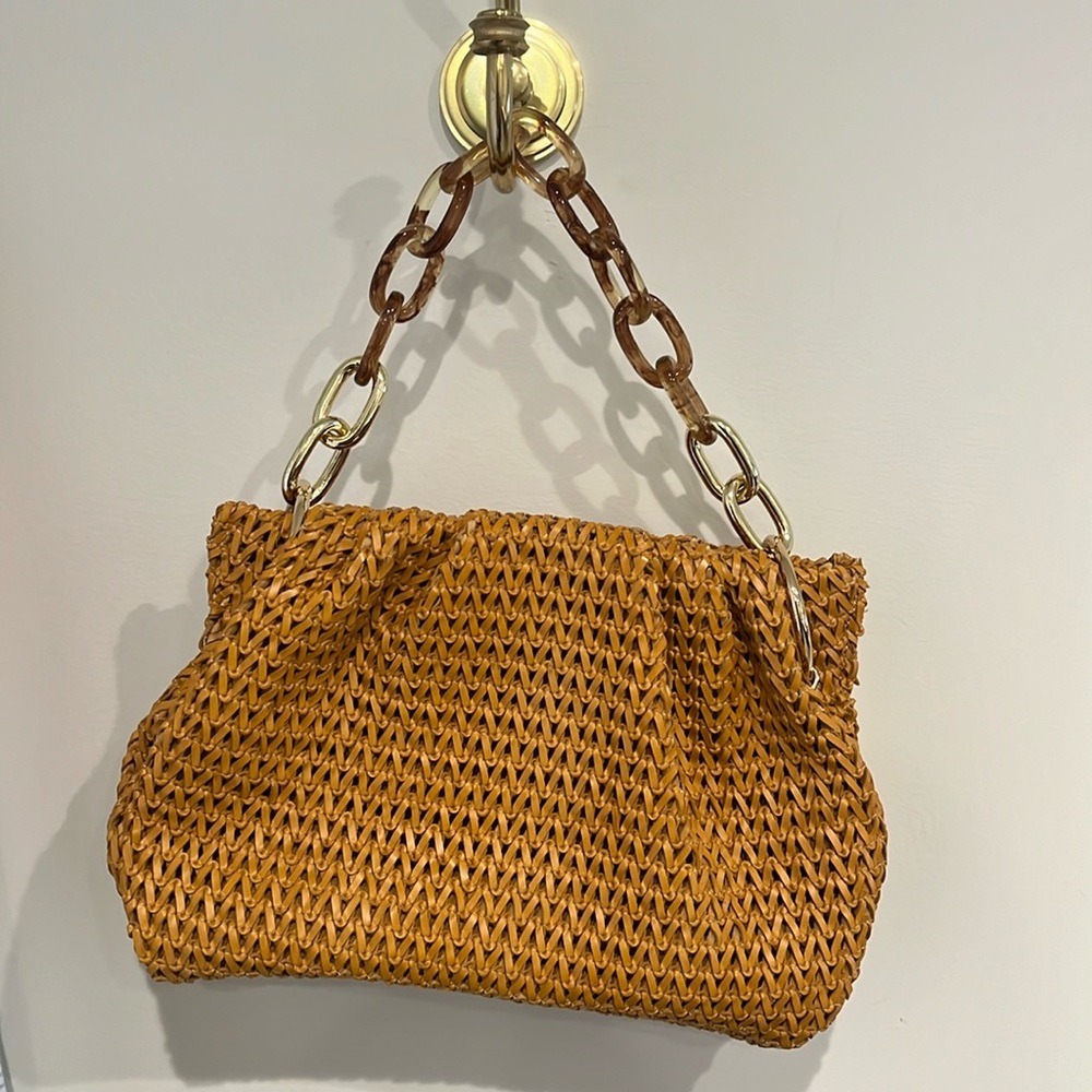 House Of Want woven handbag